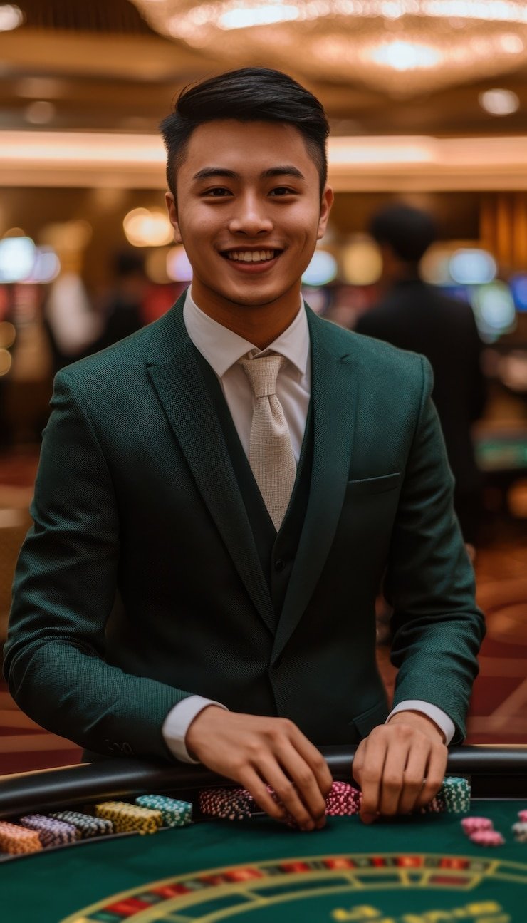 Tampilan close-up layar Kingdom188 menampilkan lightning cards yang dipilih dan kartu deal dalam Lightning Baccarat